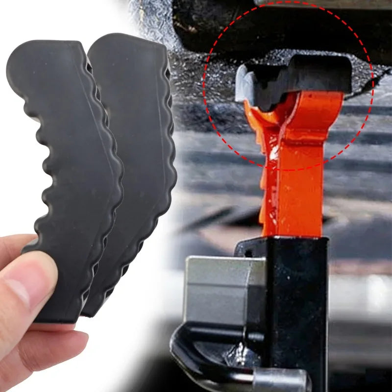 Weld Floor Frame Rail Adapter Jack Rubber Car Jack Lift Pad Stand Car Slotted Lift Jack Stand Rubber Pad Car Repair Tools CM World