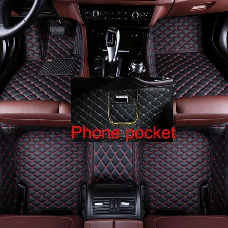 3 PCS Custom Full Coverage Car Floor Mats for Ford S-Max 2007-2016 2017-2020 5Seat 2007-2016 Everest 2015-2020 Car Accessories