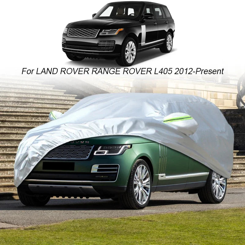 Car Cover Rain Frost Snow Dust Waterproof For Land Rover Discovery Sport Defender Range Rover Evoque Velar Anti-UV Cover Accesso Car Mobile World