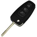 jignyuqin 10pcs Flip Remote Key Case Shell 2/3 Button for Ford Ranger Focus Fiesta Mondeo HU101/FO21 Key Blade Key Case CM World