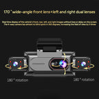 4Channel 1080P Dash Cam WiFi Car DVR with Front Inside Rear View Infrared Night Vision And Reversing Camera for Driving Recorder Car Mobile World