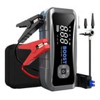 20000mAh Car Jump Starter Air Pump 12V  Professional Auto Booster Gas&Diesel Battery Starter 4000A Portable Splitter Battery
