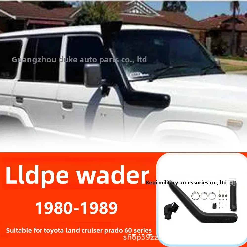 Car Exterior Accesories For 1980-1989 Toyota Land Cruiser LC60 Snorkel Kit Off Road SUV Premium Durable Air Intake System CM World