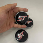 4Pcs 60mm Car Wheel Center Hub Cap Rim Cover For Ford ST Fiesta Focus Edition Puma X KUGA Mondeo Ecosport Car Auto Accessories