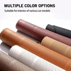 Universal Car Seat Cushion Leather Breathable Hole Summer Car Interior Car Seat Cover Four Seasons Automotive Parts Car Mobile World