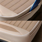 Car Seat Cover Flax Cushion Seasons Universal Breathable Interior For Most Four-Door Sedan&SUV Ultra-Luxury Car Seat Protection
