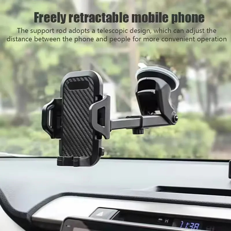 NEW Universal Suction Car Phone Holder 360° Windshield Dashboard Mobile Cell Support Bracket For iPhone Samsung Xiaomi Huawei