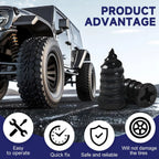 Easy DIY Spiral Tyre Repair Plugs Rubber Screw Nails Puncture Repair Tools for Car Motorcycle Bike Tubeless Tyres