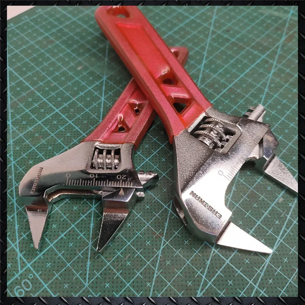 3mm Ultra-thin Adjustable Wrench Plumbing Car Tools Mini Bathroom Wrench for Mechanic Fitter Electrician Hand Tools