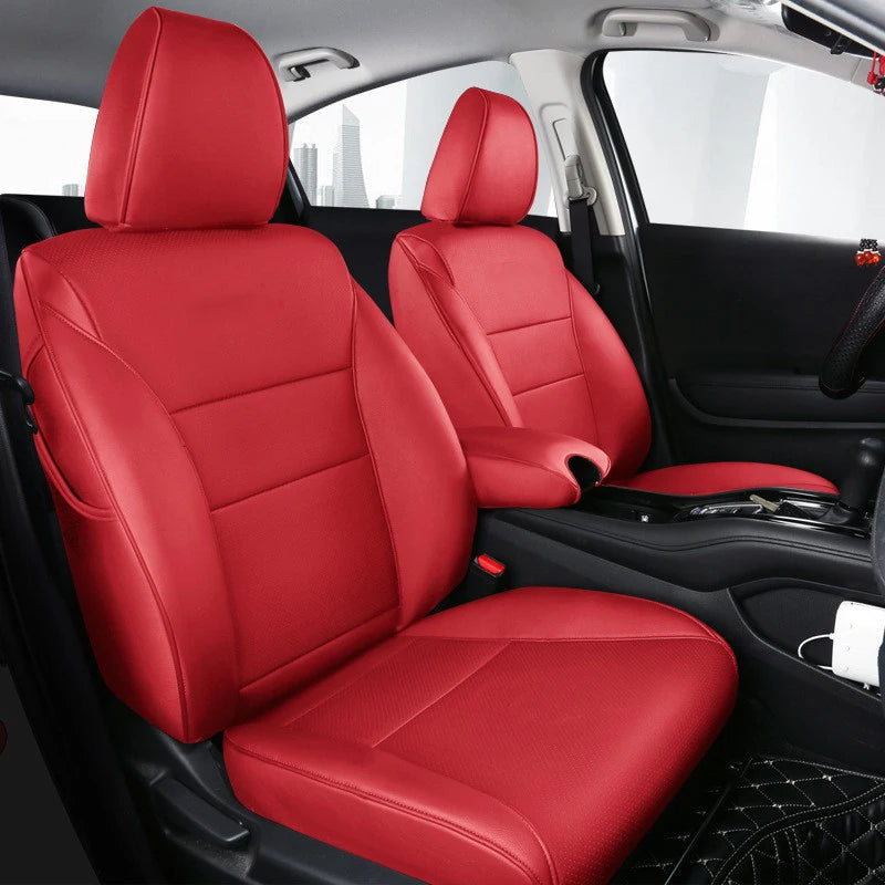 Car Special Seat Covers For Honda Vezel HRV XRV 2016 2017 2018 2019 2020 2021 2022 Car Seat Protective Cover Leather Cushion