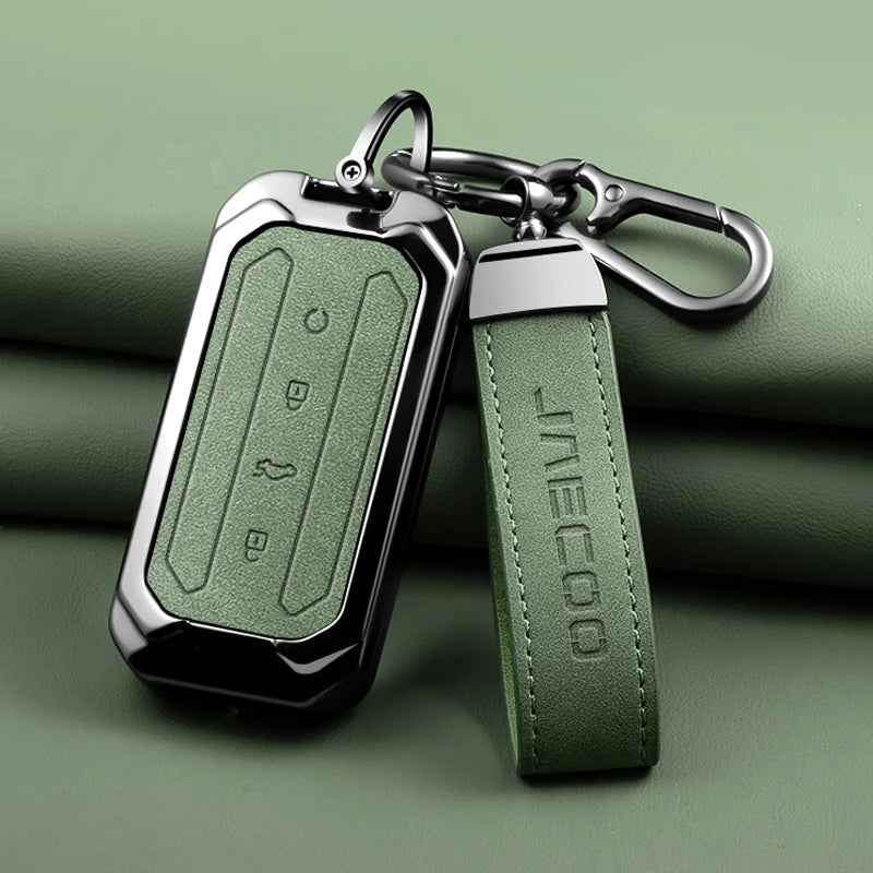 For Chery Jaecoo J5 J7 5 7 2025 2026 Keychain and Keyring Car Interior Accessories Zinc Alloy Car Key Protective Cover Suitable