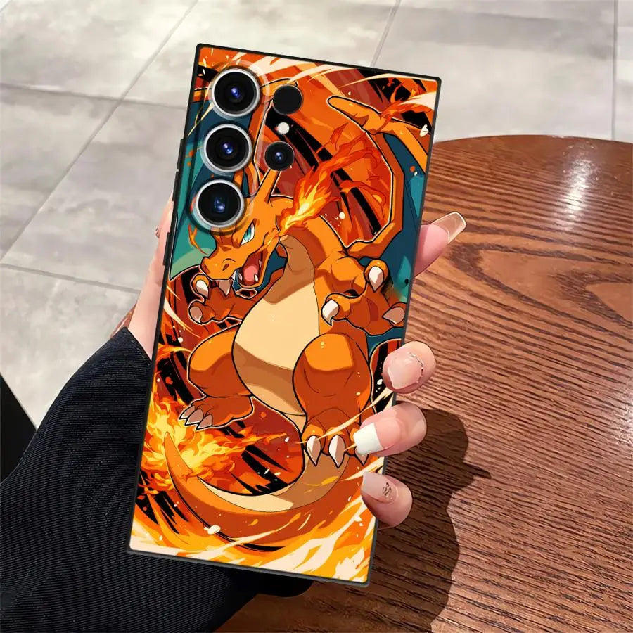Case for Samsung Galaxy S26 Note 20 Ultra 8 9 10 S23 S20 S25 Ultra S10 S9 S24 Plus S21 FE Funda Phone Cover Hot Comic Pokemon