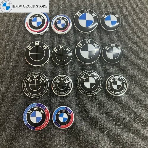 2026 New 4Pcs 56/68MM Car Wheel Center Hub Cap For BMW F10 F15 E39 M5 E36 E46 E60 E90 E91 E92 E93 F30 F20 M3 Car Accessories CM World