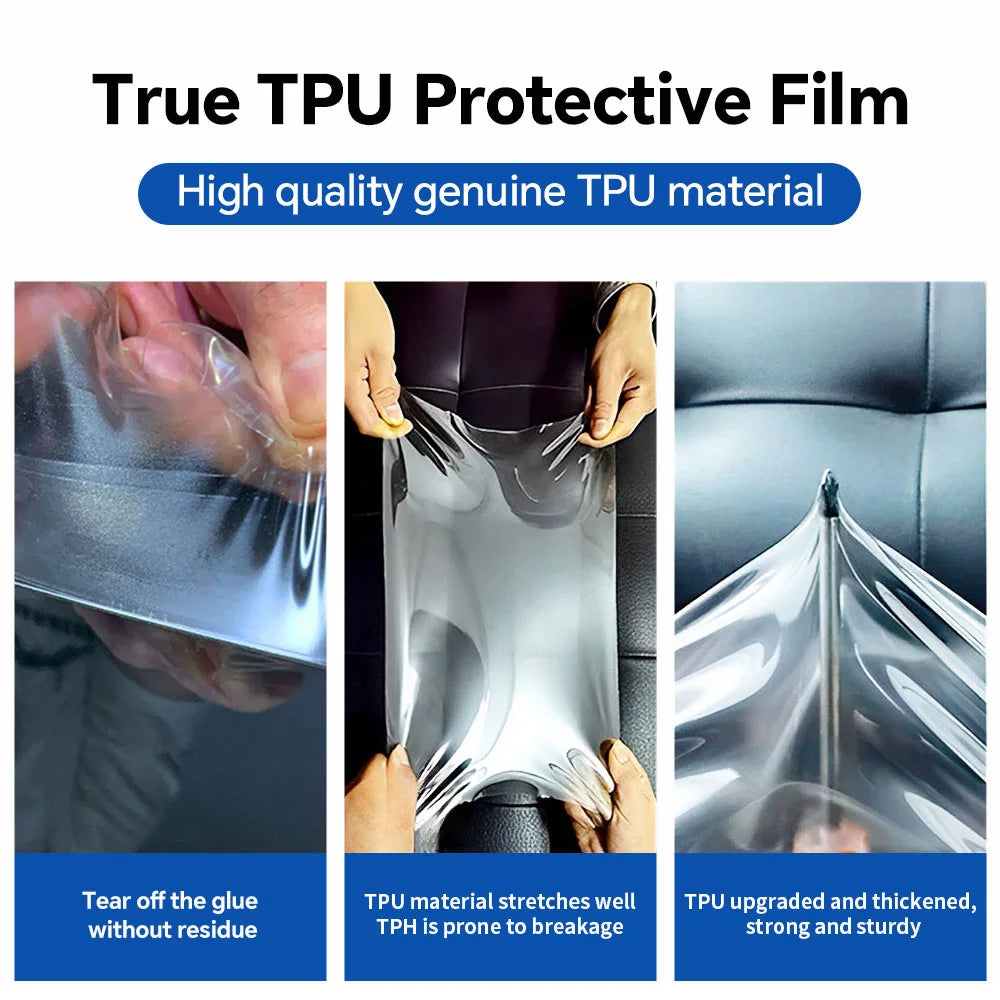 For Mazda CX-80 2025-2026 PPF Car Film 9Mil Pre-Cut Paint Protection Film TPU Invisible Anti-scratch Resistant Vinyl Wrap Film Car Mobile World