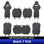 For BYD DOLPHIN MINI BYD SEAGULL 2024 2025 Four Seasons Car Seat Cover Breathable Ice Silk Car Seat Cushion Protector Pad Car Mobile World