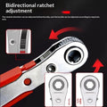 Universal Ratchet Wrench Multi-Purpose Adjustable Tool with Quick Release for Auto Repair