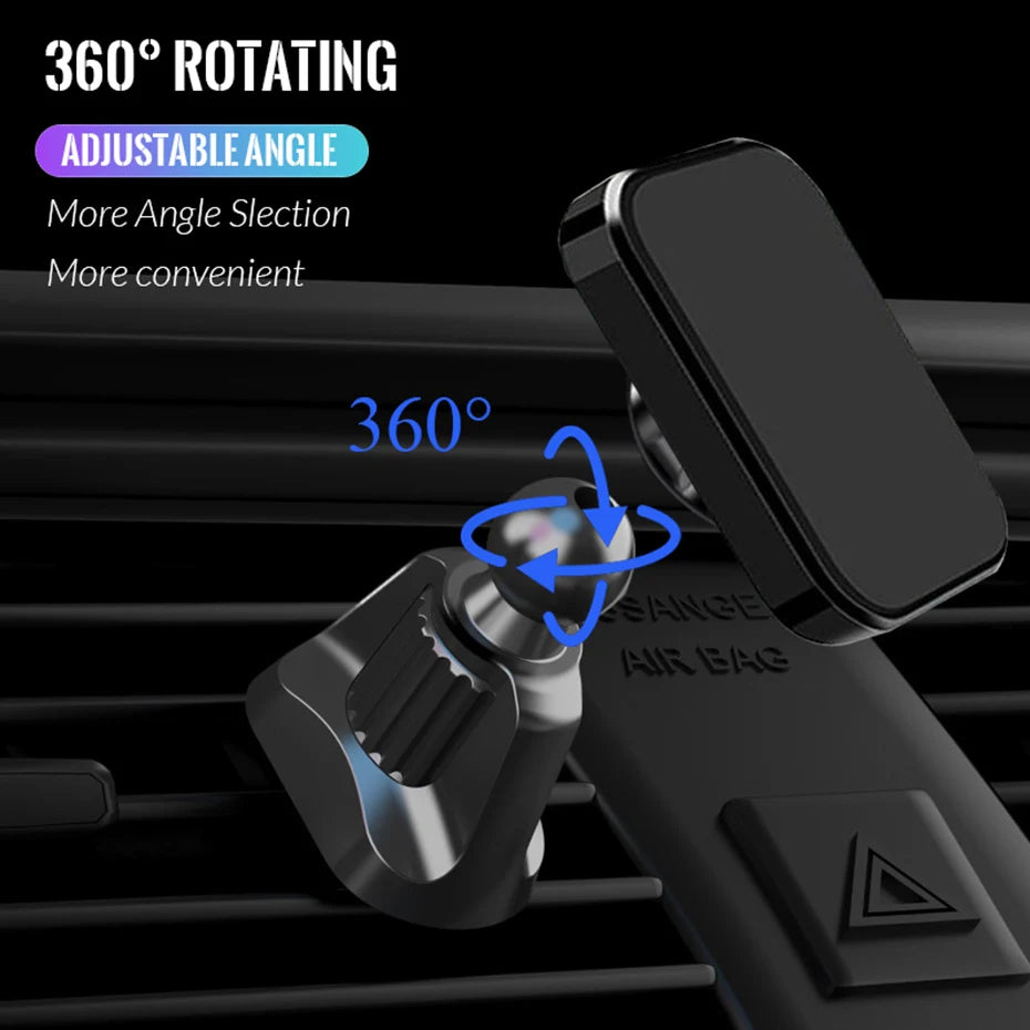 Magnetic Car Phone Holder Universal Strong Car Air Vent Phone Mount Magnet Car Mount Bracket in Car For iPhone Samsung