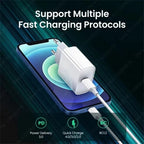 PD 40W USB C Fast Charger For Apple iPhone 16 15 11 12 13 14 Pro Max Plus Fast Charge Phone Charger USB Type C Cable Accessories Car Mobile World