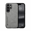 Luxury Leather Ultra Thin Phone Case For Samsung Galaxy S26 S25 S24 S23 S22 S21 Ultra Plus Silky Feel Soft Cover For Car Holder