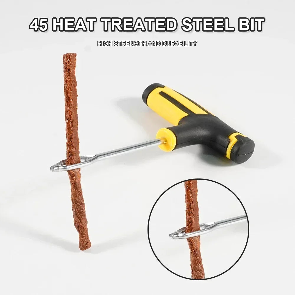 Tire Repair Strips Tubeless Rubber Stiring Glue Seals for Car Motorcycle Bike Tyre Puncture Rubber Strip Plug Repair Tool