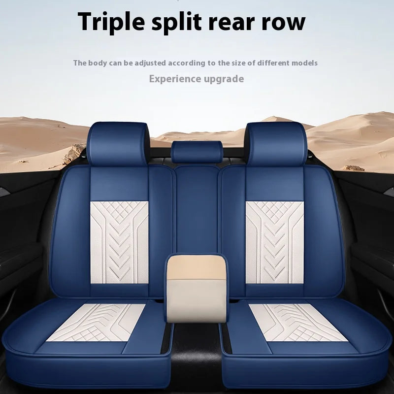 Five-Seat Universal Car Seat Covers with Built-In Lumbar Support Comfortable Multiple Colors Available CM World