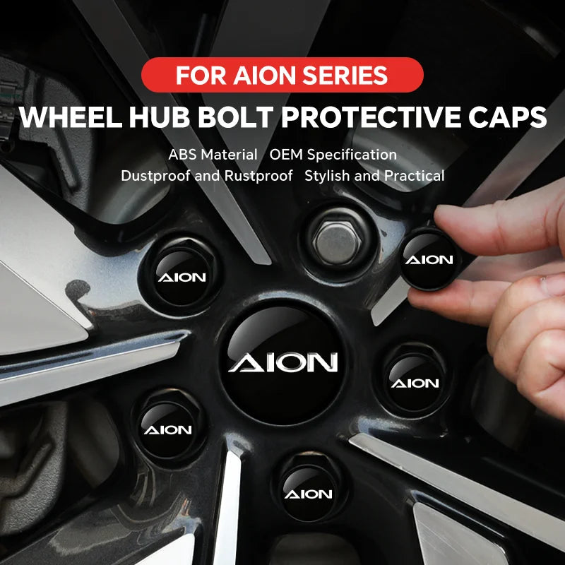 20PCS Car Wheel Caps Bolts For GAC AION V AION UT AION Y Plus Tire Nut Caps Car Wheel Lug Nut Car Tire Screw Cap Caps For Wheel CM World