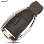 jingyuqin 2/3/4 Buttons Car Key Shell For Mercedes Benz B C E ML S CLK CL Modified Replacement Smart Auto Key Case Upgrade CM World