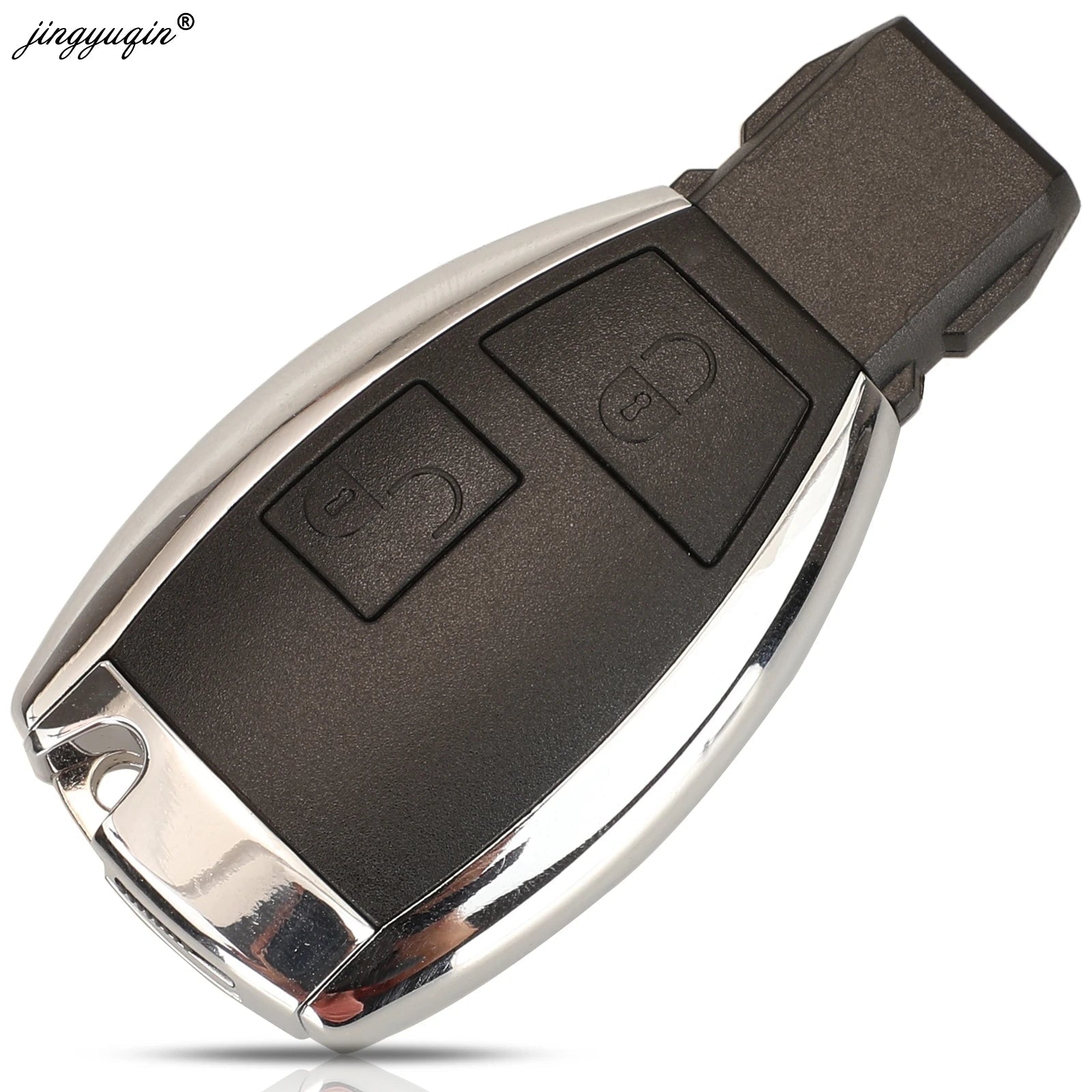 jingyuqin 2/3/4 Buttons Car Key Shell For Mercedes Benz B C E ML S CLK CL Modified Replacement Smart Auto Key Case Upgrade CM World