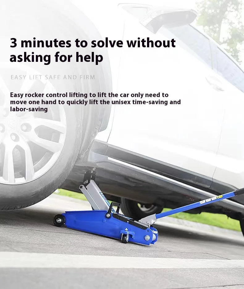 2 Ton Auto Hydraulic Jack Vehicle Oil Pressure Tire Replacement Lifting Repair Tool Car Emergency Curbside 13cm-30cm