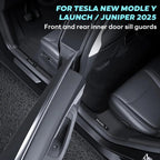 For Tesla New Model Y Launch Juniper 2025 ABS Front Rear Door Sill Protector Threshold Strip Anti-kick Guard Panel Waterproof CM World