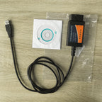 OBD2 ELM327 V1.5 USB Switch OBD Scanner for Focus ELM327 V1.5 PIC18F25K80 Modified Open Hidden for Ford Forscan HS-CAN/MS-CAN Car Mobile World