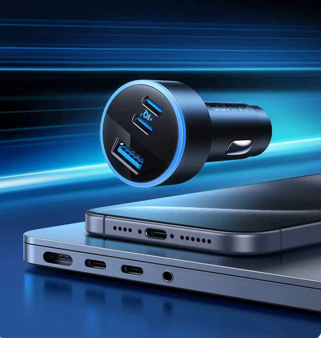 Anker USB-C Car Charger,2C1A iPhone 16 Car Charger, 67W 3-Port Compact Fast Charger, 335 Car Adapter with PIQ 3.0 for iPhone Car Mobile World