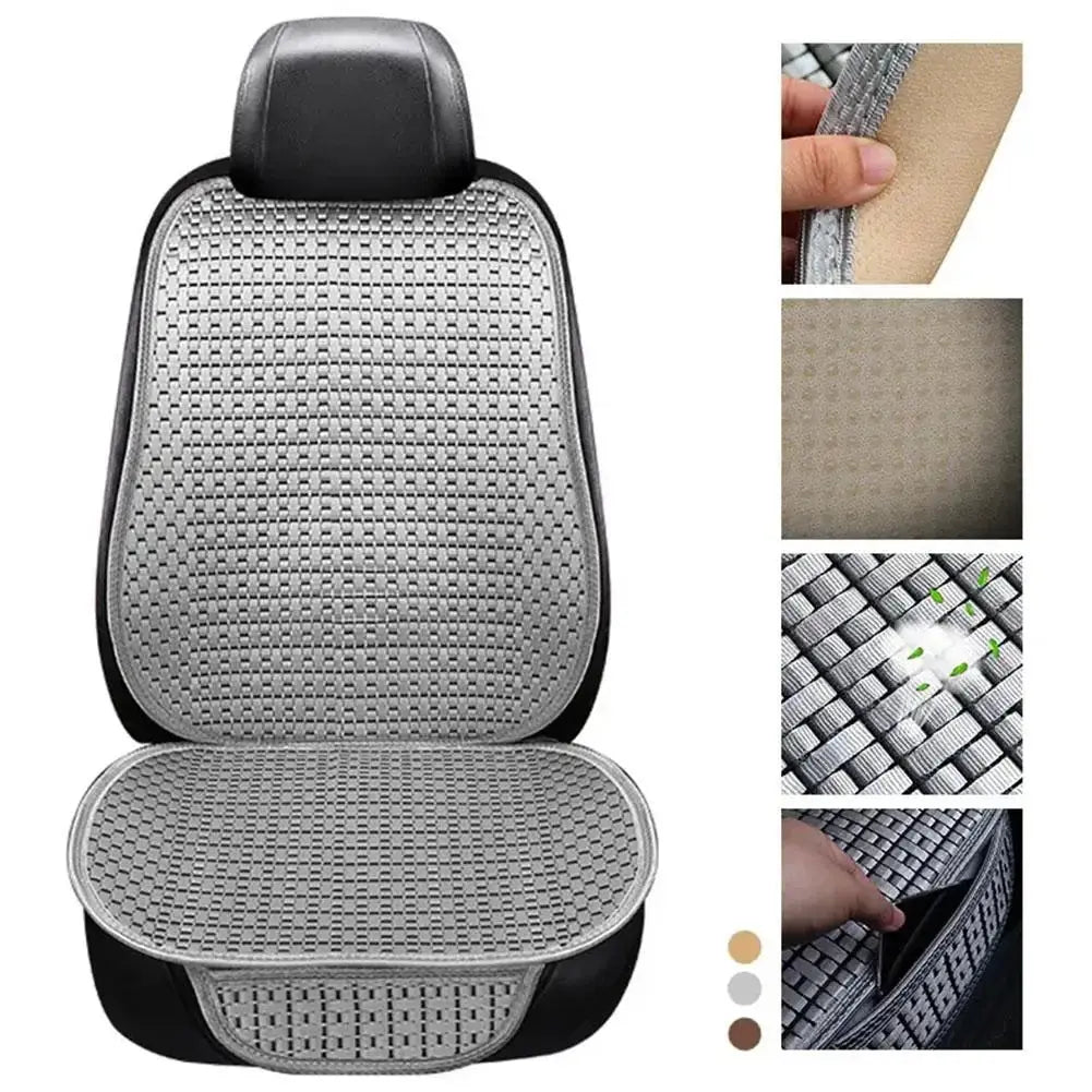 Car Cushion Summer Cool Cushion Ice Silk Seat Cover Car Cushion Seasonal Universal Cool Cushion Car Mobile World