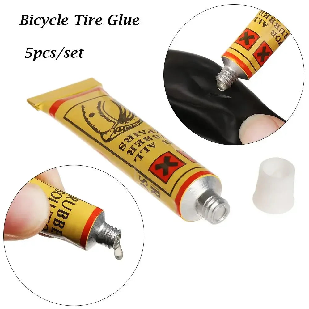 Bike Tire Adhesive - Instant Set Silicone Glue for Tubeless Puncture Repair on Mountain & Road Bikes CM World