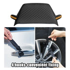 Car Windshield Covers Snow Shield Waterproof Winter Outdoor Awning Sunshield Half Protector Cover External Front Window Sunshade Car Mobile World