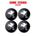 4Pcs 56mm Car Wheel Center Hub Caps Badge Sticker Decals For Peugeot 407 508 2008 5008 307 308 206 207 3008 Auto Accessories