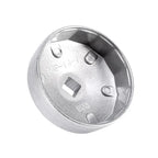 74mm 14-Teeth Oil Filter Wrench, Aluminum Socket Removal Tool for BMW Audi Mercedes Benz VW Porsche, Cap Style Filter Tool