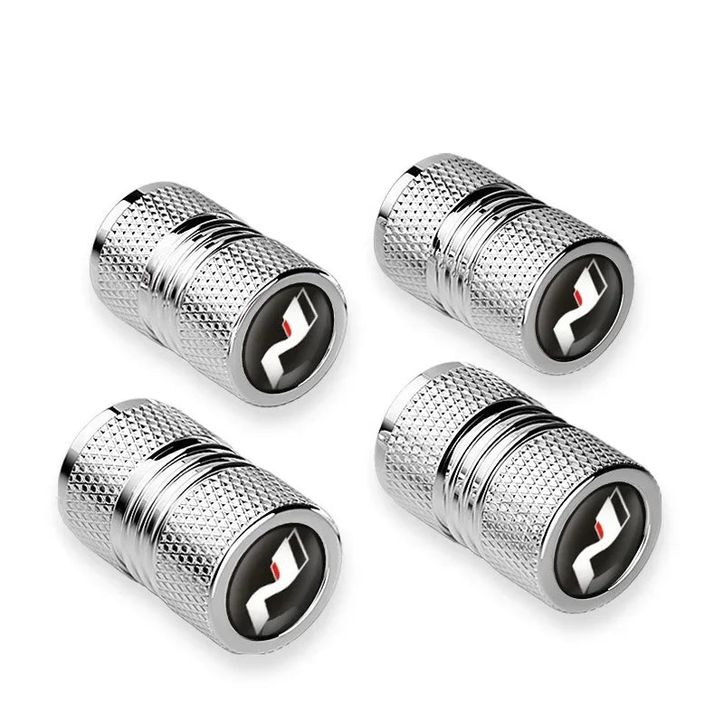 4 Pack Aluminum Alloy Car Wheel Tire Valve Cap Stem Cover for Hyundai i10 i20 i30 NLine Sonata Tucson Azera Elantra Veloster Kon
