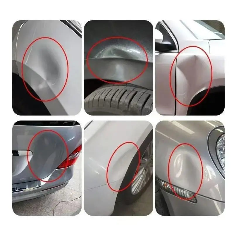 Blue Adhesive Glue Tabs Set Auto Paintless Dent: Repair Tool Long Pulling Tabs Body Removal