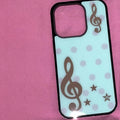 Korean Ins Colorful Polka Dots Musical Note Stars Phone Case For IPhone 17 16 15 14 13 12 11 Pro Max 17air XS XR 8 7 Plus Cover