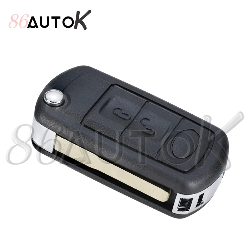 Car Key for Range Rover Land Rover Sport Vouge 2005-2010 Discovery 3 LR3 2 Buttons Flip Folding Remote Car Key Fob Shell Case CM World