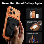 Magnetic Wireless Charger 10000mAh: 15W PD Fast Charging Power Bank for iPhone 16/17、15/14/13/12 Series Car Mobile World