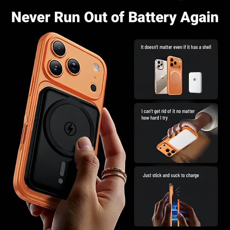Magnetic Wireless Charger 10000mAh: 15W PD Fast Charging Power Bank for iPhone 16/17、15/14/13/12 Series Car Mobile World