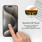 Clear Glass Film For iPhone 17 16 15 Pro Max Screen Protector For iPhone 11 12 13 14 15 Pro Tempered Glass iPhone13 Mini 16 Plus Car Mobile World