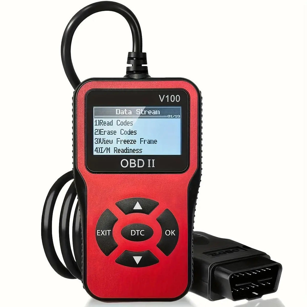 1pc V100 Professional OBD2 Scanner, Engine Fault Code Reader, Diagnostic Scan Tool for OBD II Protocol Cars Since 1996 Car Mobile World