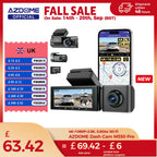 AZDOME M550 Pro Dash Cam Car DVR 5.8Ghz WiFi 3.19" IPS 2 or 3 Channel Dash Camera GPS Night Vision Dual 4K+1080P Parking Monitor