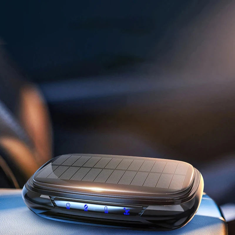 Car Mounted Solar Powered Air Purifier  Powered Car Air Purifier With Negative Ion Purification Technology Automotive Supplies CM World