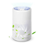 Air Purifiers for Bedroom Home - Portable Mute Small Air Cleaner, Suitable for Car, Bedroom, Office, Desktop Pet Room, Purifier CM World