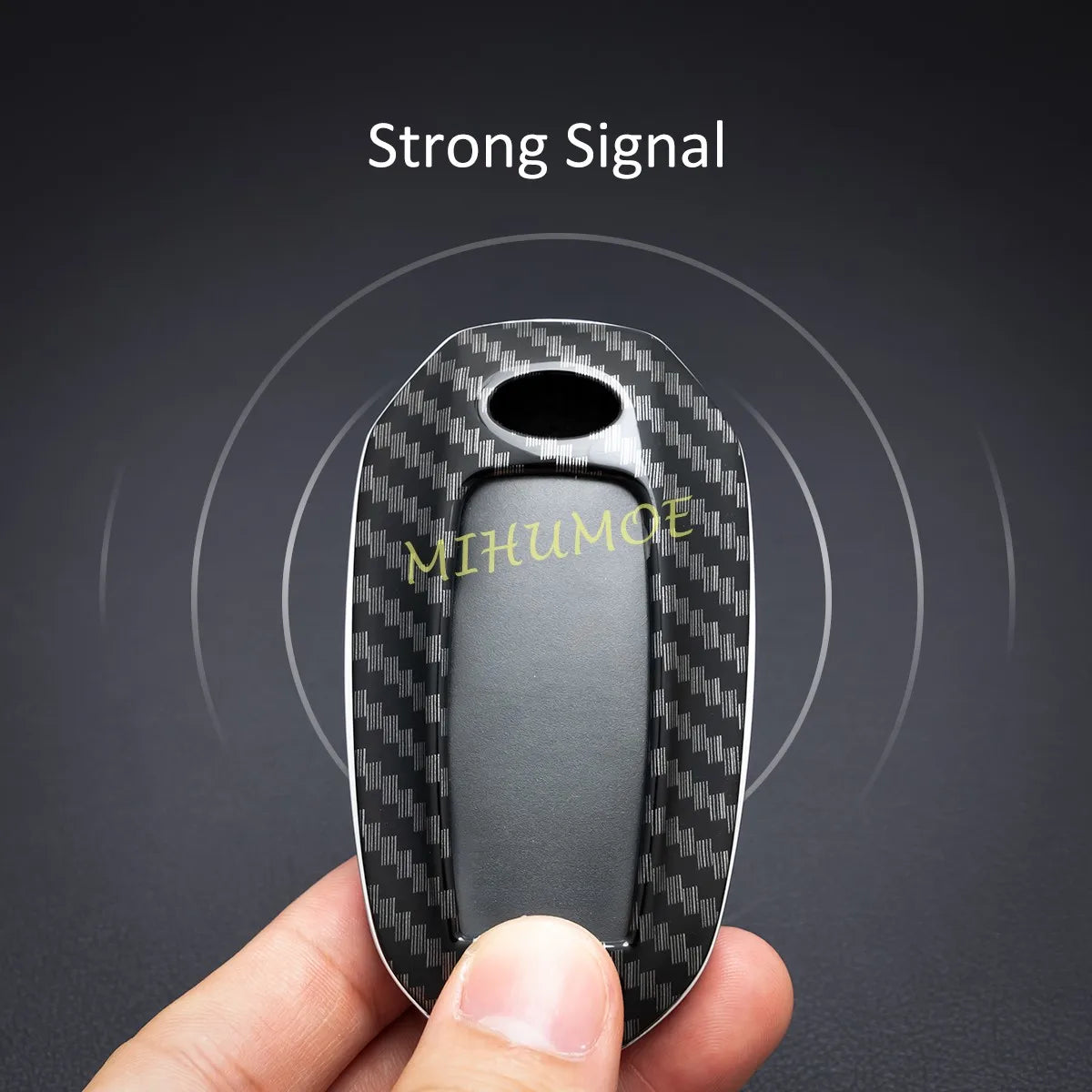 For Infiniti Q50 Q60 QX50 QX55 QX60 Carbon Fiber Car Remote Key Fob Case Chain Cover Holder Protect Accessories CM World