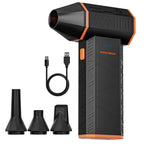WOLFBOX MF50 Electric Air Duster Air Blower-110000RPM Super Power, Rechargeable 3-Gear Brushless Motor for Car/PC/Home/Outdoor CM World